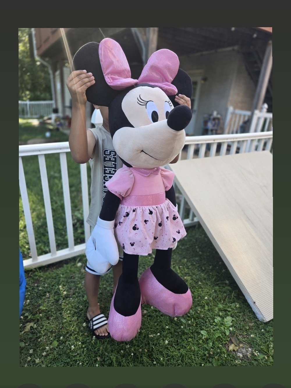 Disney Minnie Mouse Plush Toy - Pink Dress and Bow